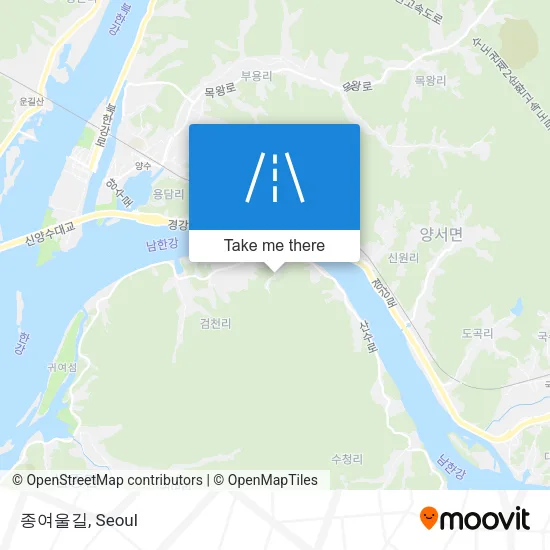 종여울길 map