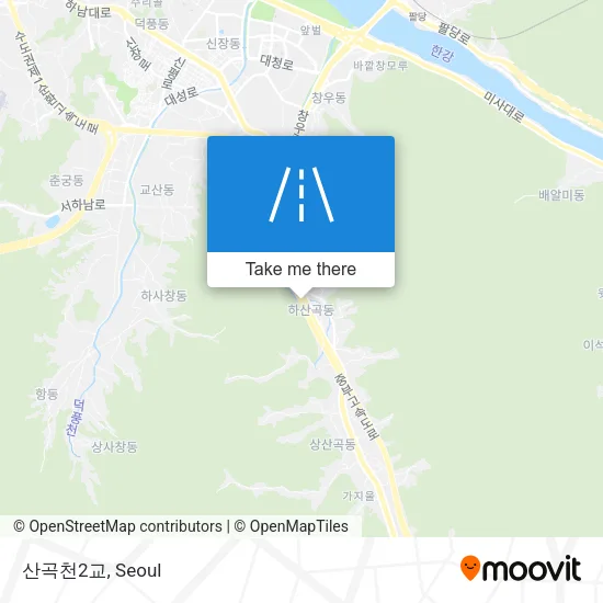 산곡천2교 map