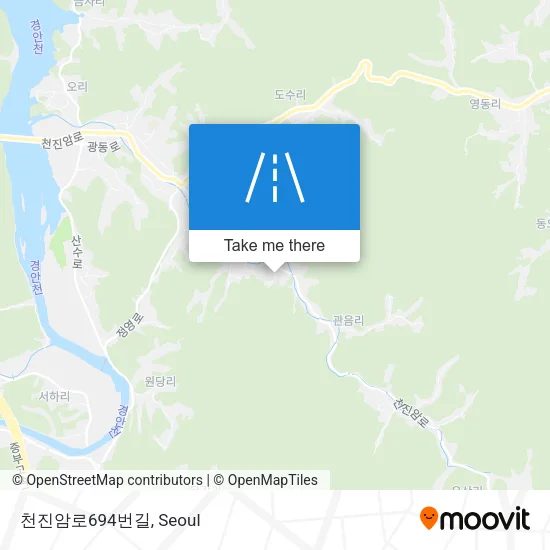 천진암로694번길 map