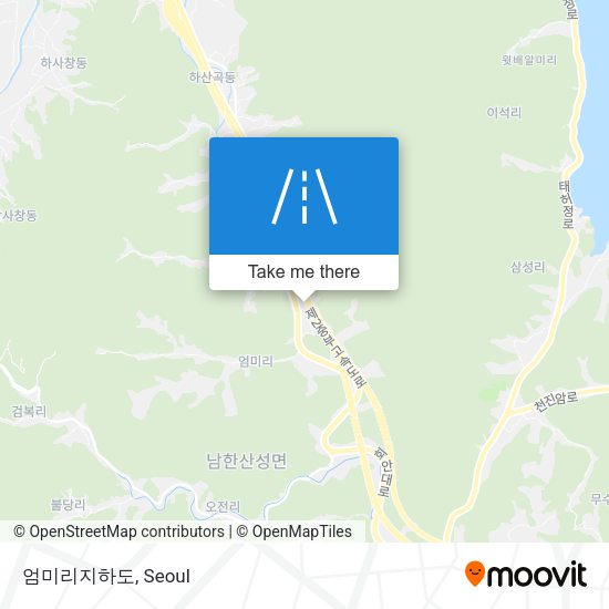 엄미리지하도 map