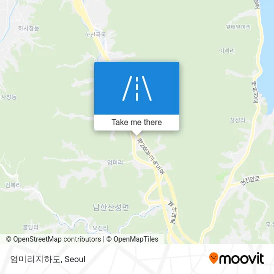 엄미리지하도 map