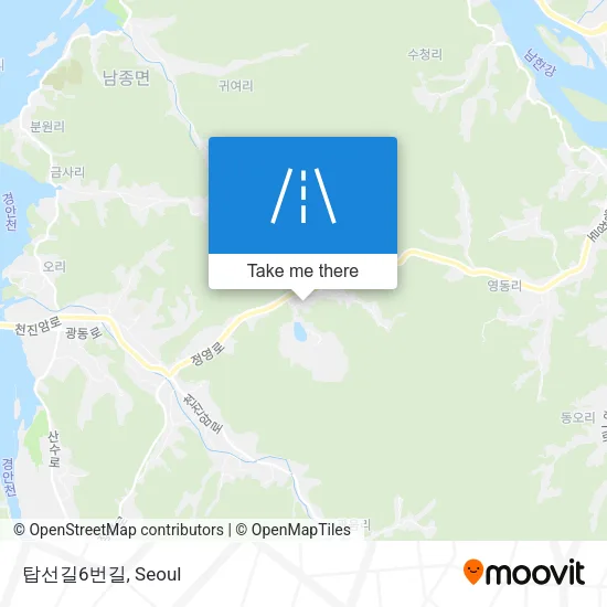 탑선길6번길 map