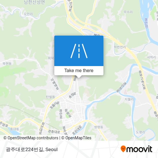 광주대로224번길 map