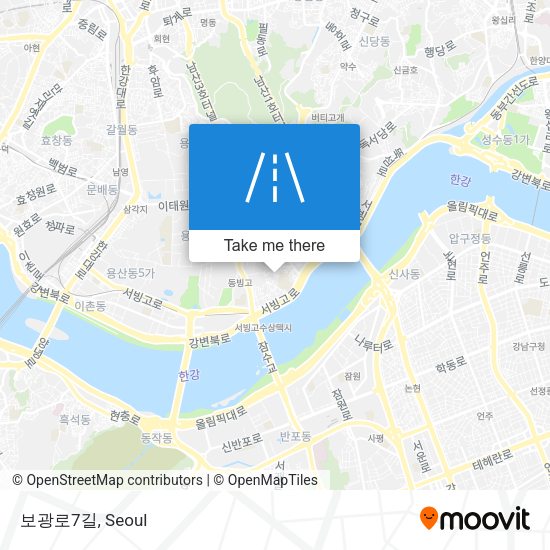 보광로7길 map