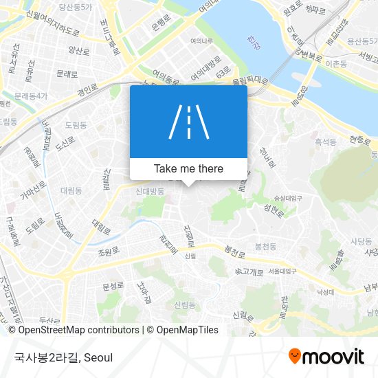 국사봉2라길 map
