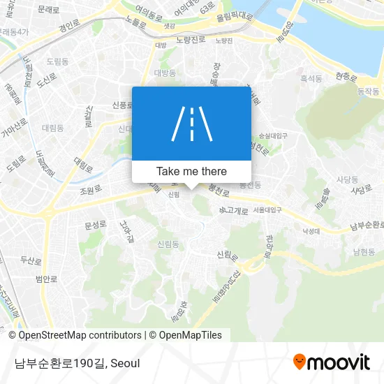 남부순환로190길 map