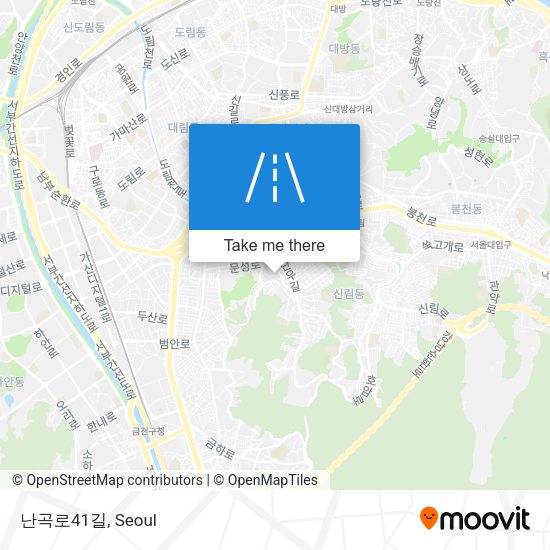 난곡로41길 map