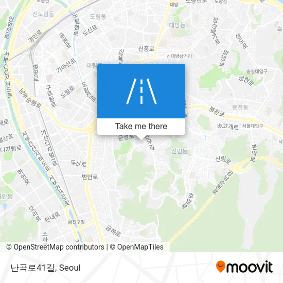 난곡로41길 map