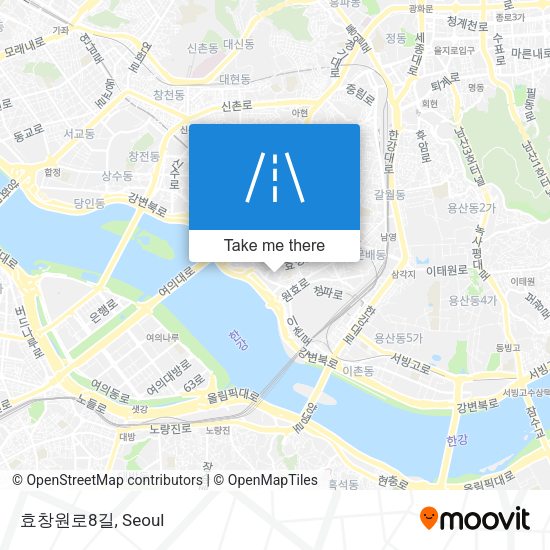 효창원로8길 map