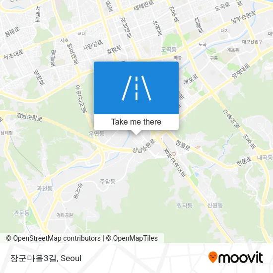 장군마을3길 map