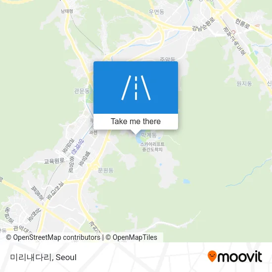 미리내다리 map