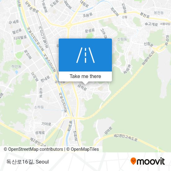 독산로16길 map