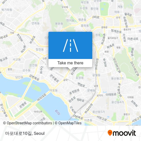 마포대로10길 map
