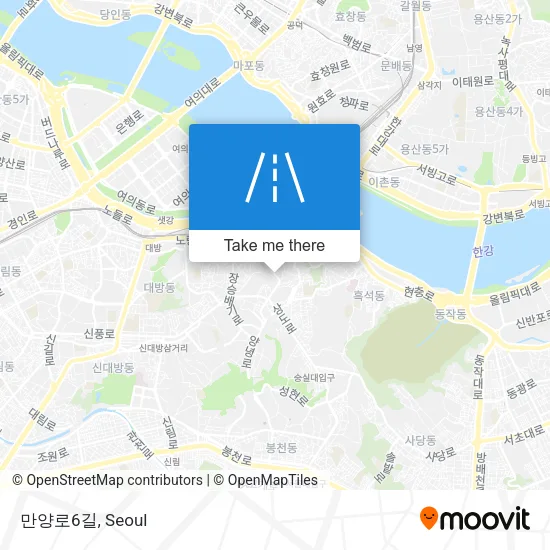 만양로6길 map