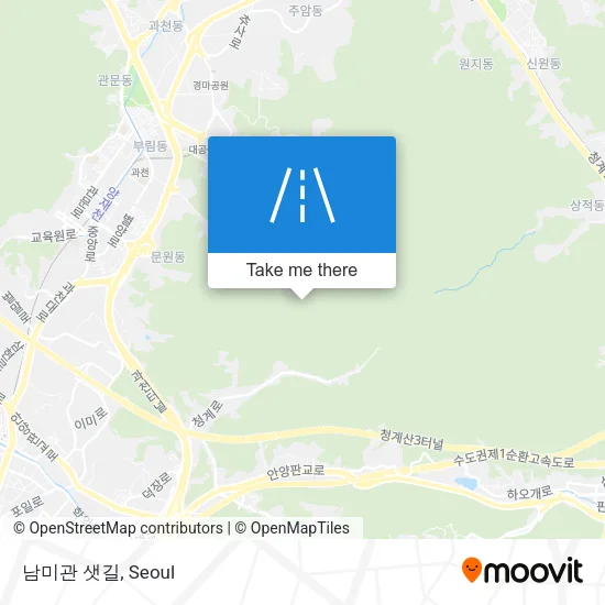 남미관 샛길 map