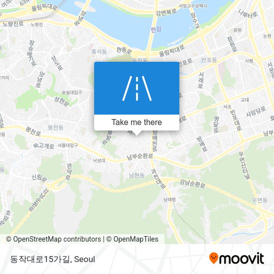 동작대로15가길 map