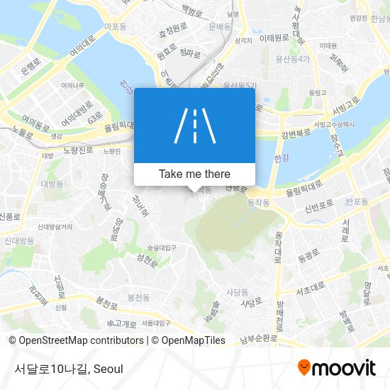 서달로10나길 map