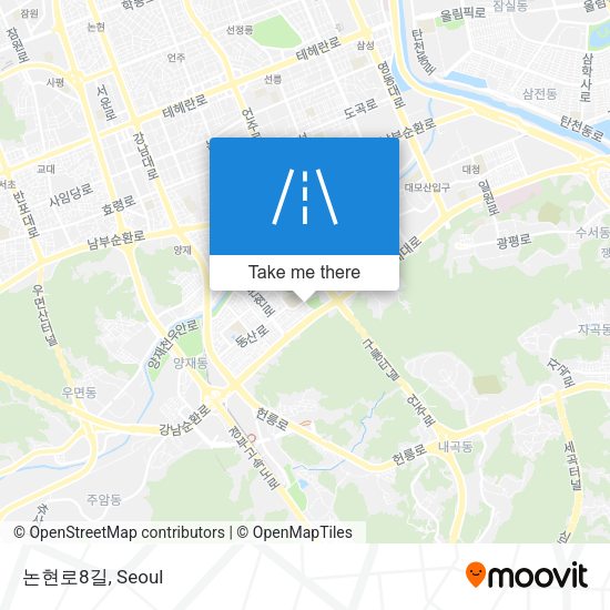 논현로8길 map