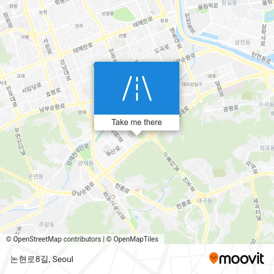 논현로8길 map
