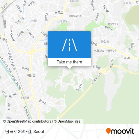 난곡로26다길 map