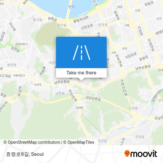 효령로8길 map
