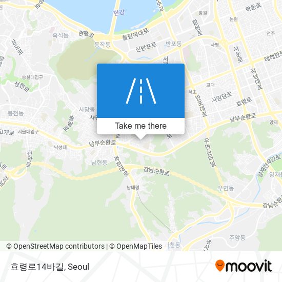 효령로14바길 map