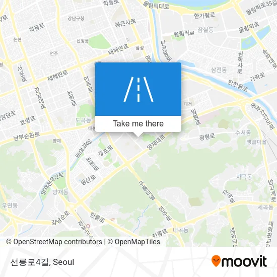 선릉로4길 map
