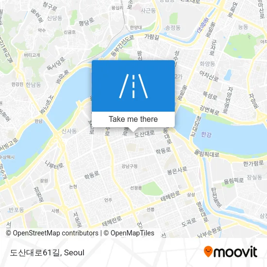 도산대로61길 map