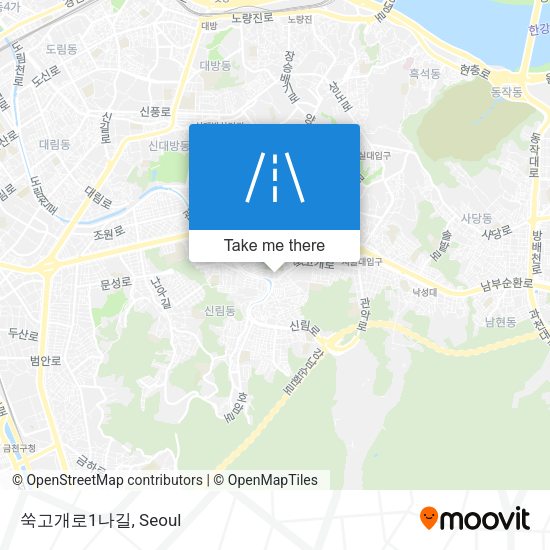 쑥고개로1나길 map