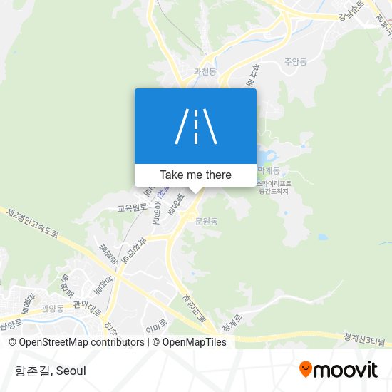 향촌길 map