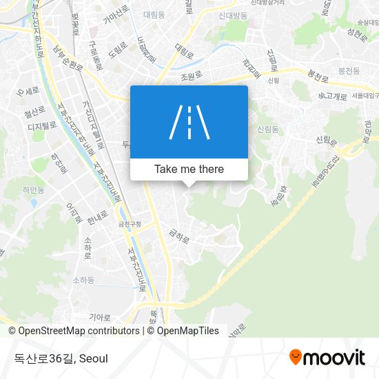 독산로36길 map