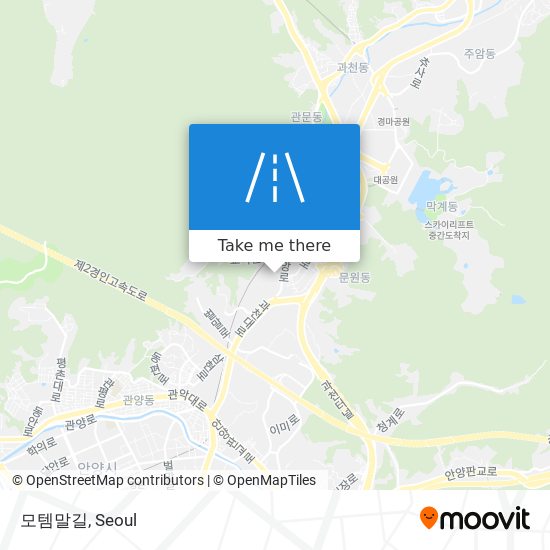 모템말길 map