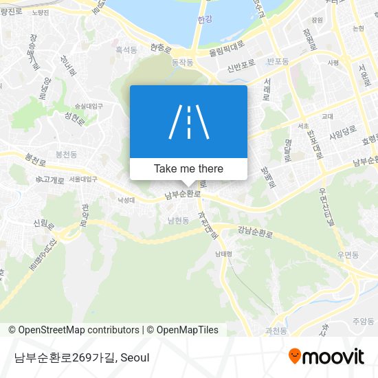 남부순환로269가길 map