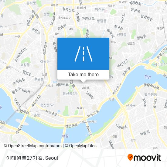 이태원로27가길 map