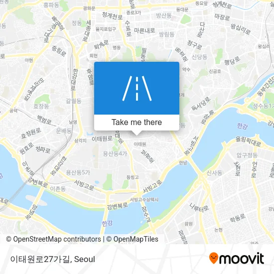 이태원로27가길 map