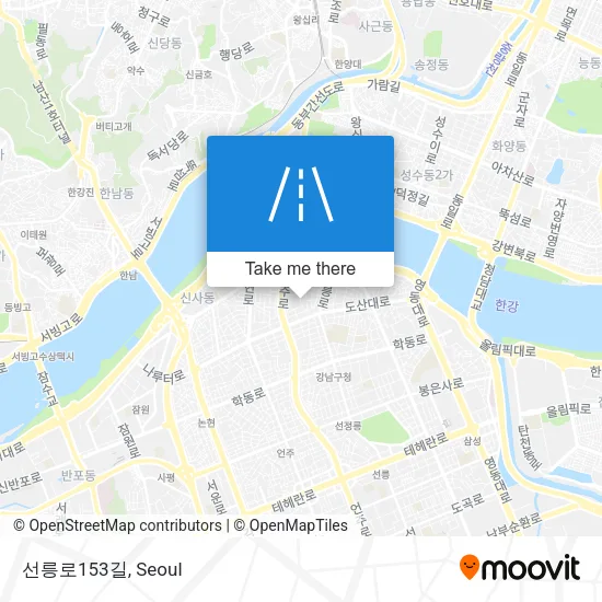 선릉로153길 map