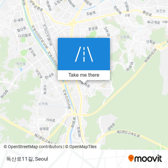 독산로11길 map