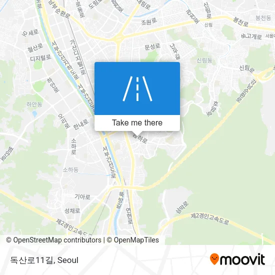 독산로11길 map