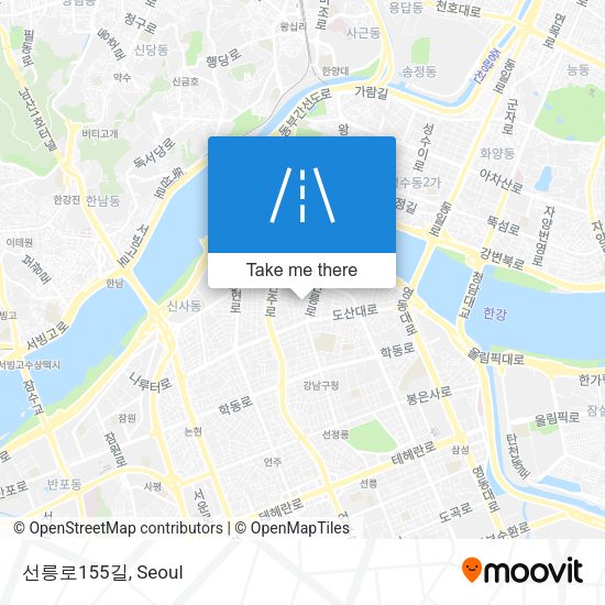 선릉로155길 map