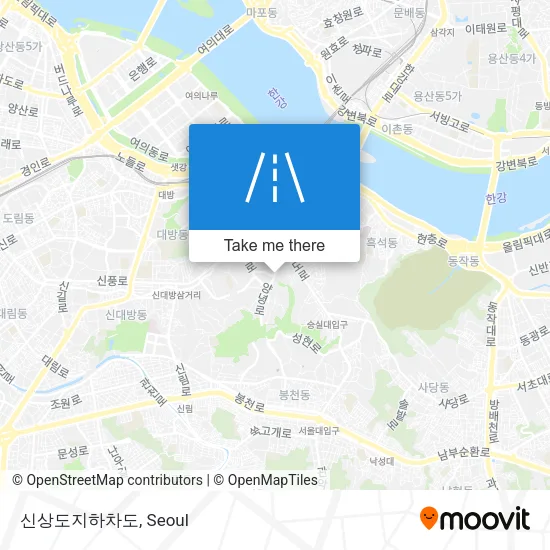 신상도지하차도 map
