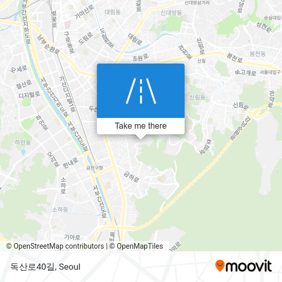 독산로40길 map