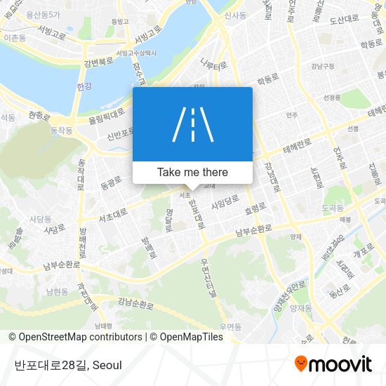 반포대로28길 map