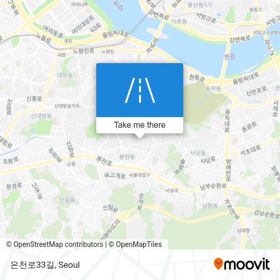 은천로33길 map