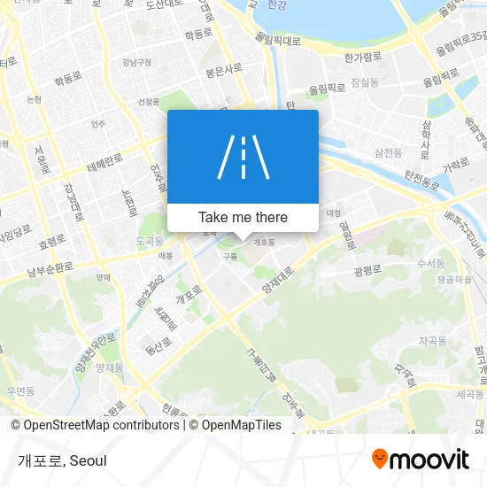 개포로 map