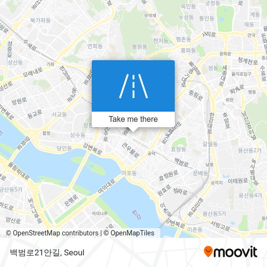 백범로21안길 map