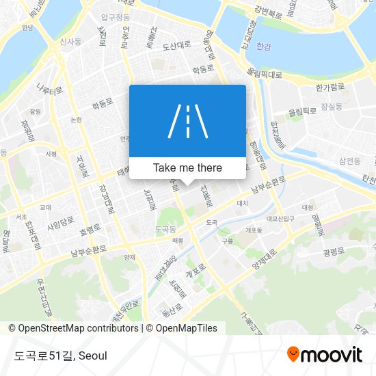 도곡로51길 map