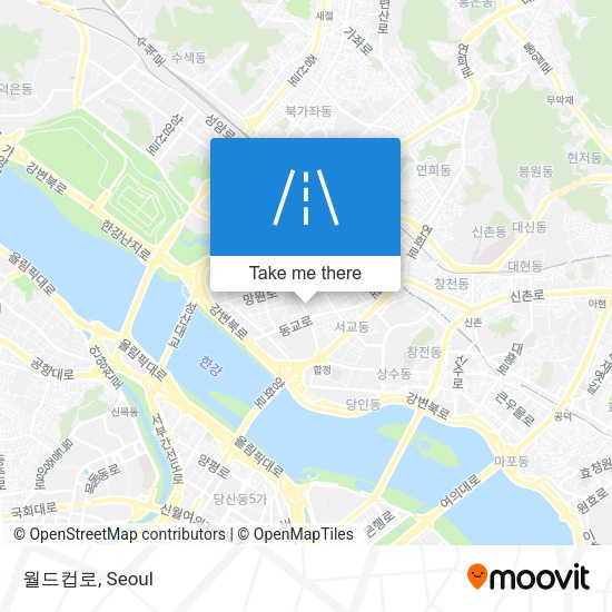 월드컵로 map