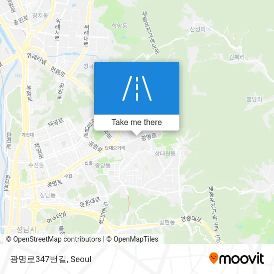 광명로347번길 map
