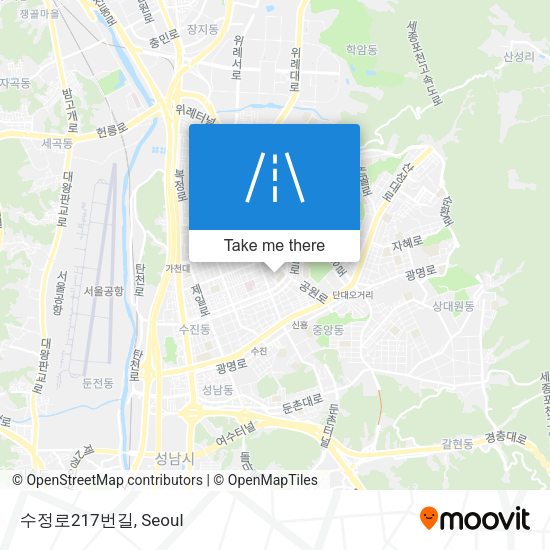 수정로217번길 map