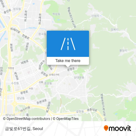 금빛로61번길 map